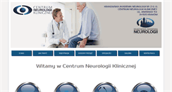 Desktop Screenshot of neurologia.org.pl