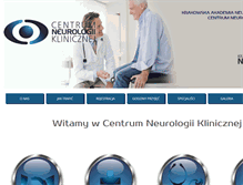 Tablet Screenshot of neurologia.org.pl